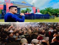 Wakil KETUA OKK DPD PSI  Apresiasi Walikota Bandar Lampung Dalam Penyelenggaraan Nobar AFC U-23 di Tugu Adipura