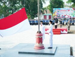 Upacara Bendera Awali Peringatan HUT Ke-68 Kabupaten Lampung Selatan