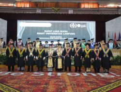 Unila Kukuhkan Sembilan Guru Besar: Kontribusi Strategis Pengembangan Ilmu dan Penggerak Perubahan