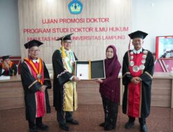 Unila Gelar Ujian Promosi Doktor Hukum ke-30: Model BUMdes Berbadan Hukum