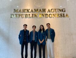 Mahasiswa FH Unila Raih Kesempatan Berharga Magang di Mahkamah Agung RI
