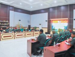 Korem 043/Gatam Kedatangan Tim Pokja Puldata Staf Ahli Kasad Bidang Jahpers