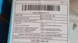 KoPaJa Salurkan Lampu LED ke Masjid Taqwa Tanjung Karang