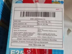 KoPaJa Salurkan Lampu LED ke Masjid Taqwa Tanjung Karang